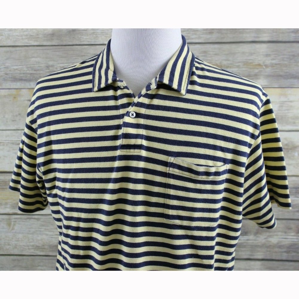 Polo by Ralph Lauren Navy and Cream Striped Shirt